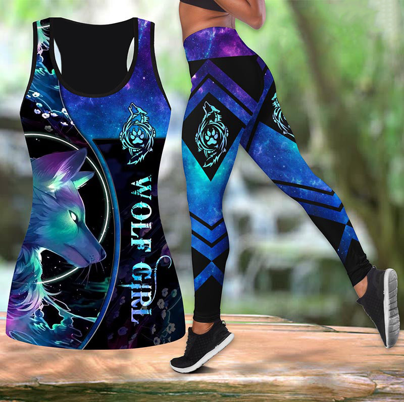 GymGlamour™ Wolf Yoga Set