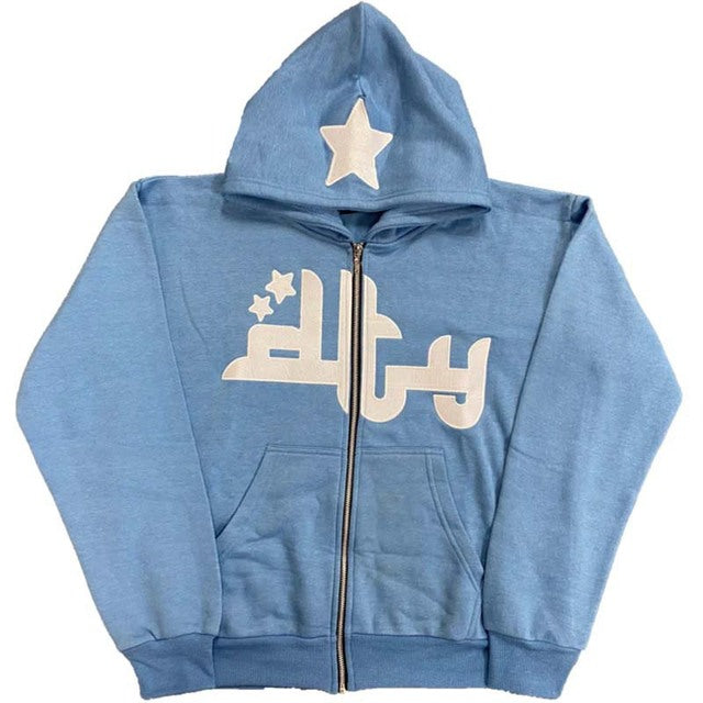 GymGlamour™ Starry Card Printed Hoodies