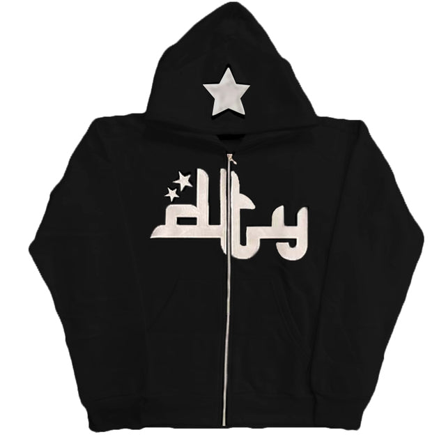 GymGlamour™ Starry Card Printed Hoodies